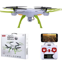 Р/У квадрокоптер Syma X5HW (белый) с FPV трансляцией Wi-Fi, барометр 2.4G RTF