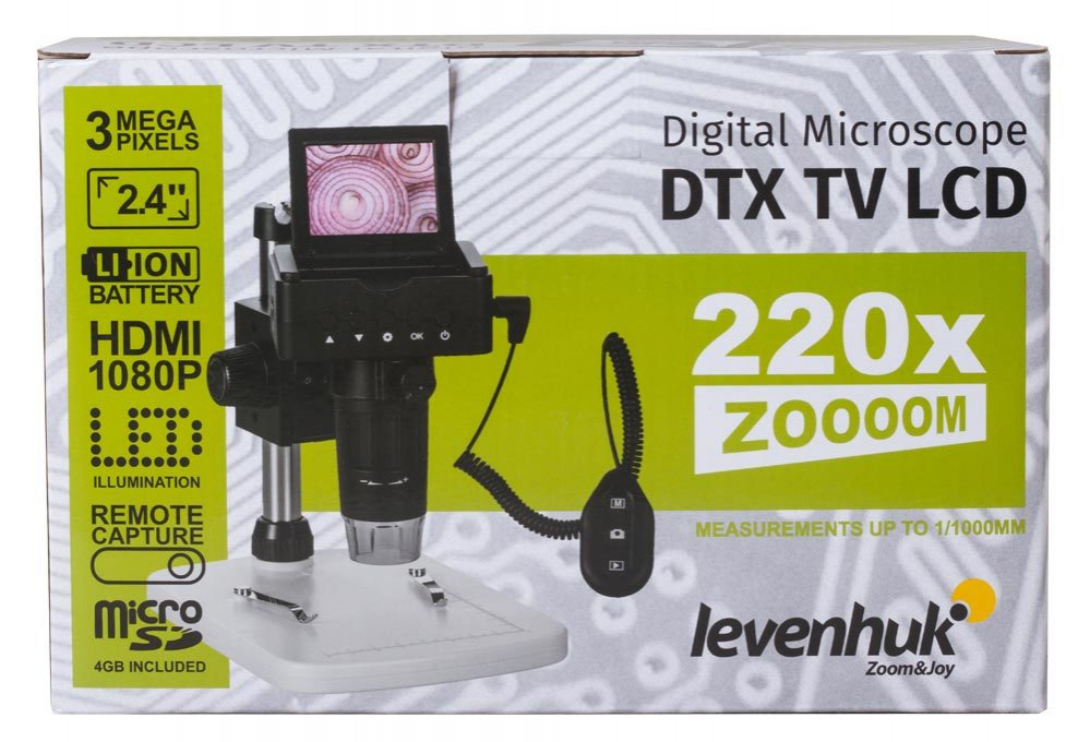 Микроскоп цифровой Levenhuk DTX TV LCD