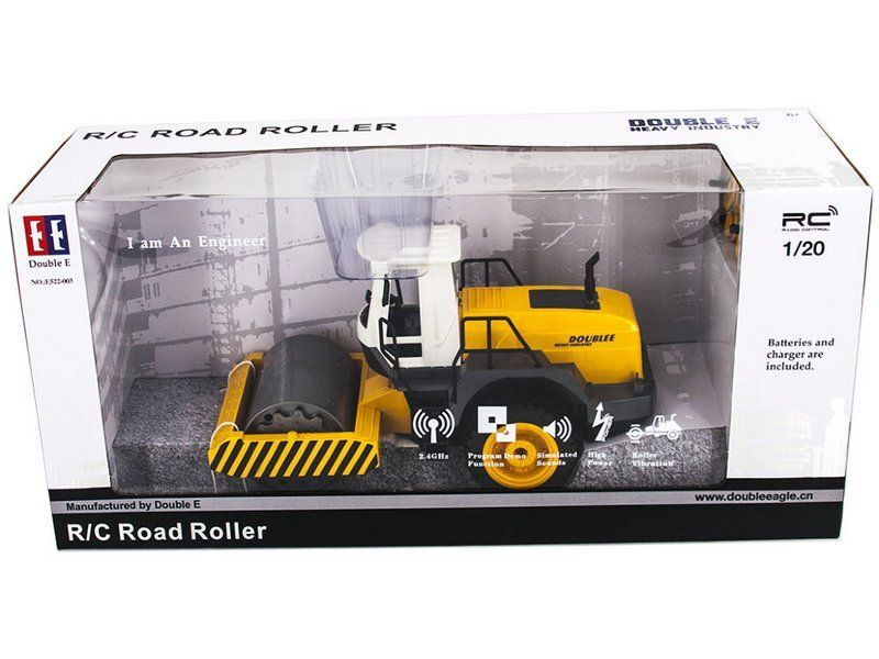 Р/У каток Double Eagle Road Roller 1:20