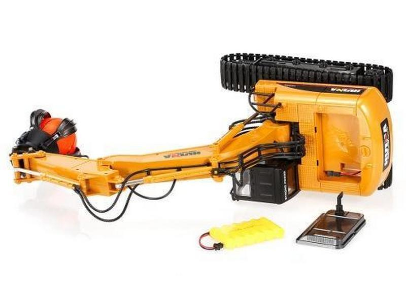 Радиоуправляемый экскаватор c шаровым захватом HUI NA TOYS 2.4G 16CH 1/14 RTR