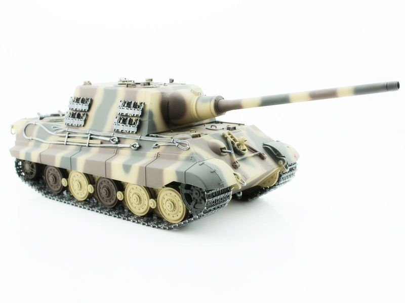 Р/У танк Torro Jagdtiger (Metal Edition) 1/16 2.4G, ВВ-пушка, деревянная коробка
