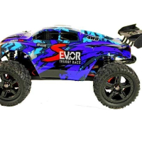 Радиоуправляемая трагги Remo Hobby S EVO-R Brushless UPGRADE (синяя) 4WD 2.4G 1/16 RTR