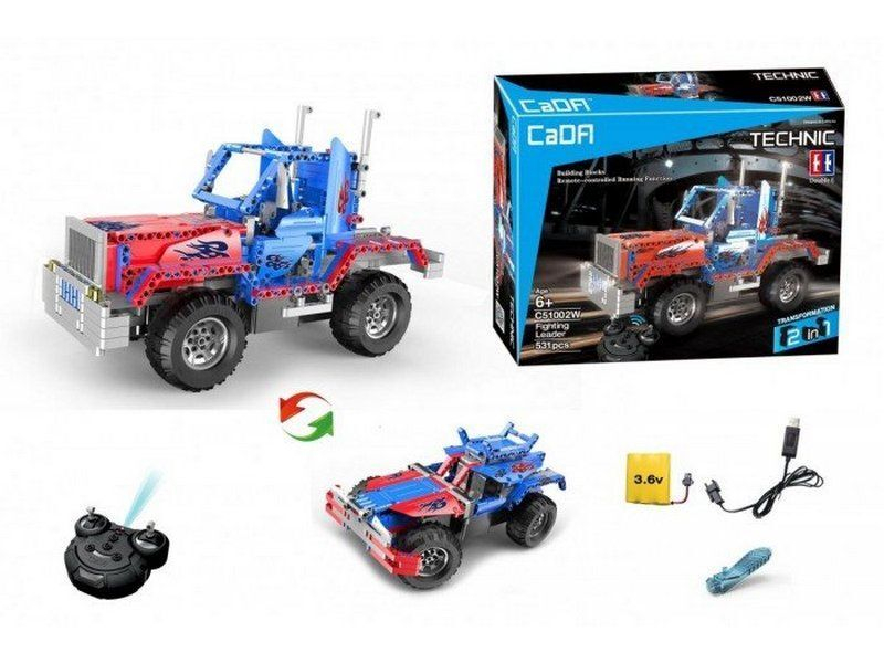 Р/У конструктор CaDA Technic грузовик / джип "Оптимус Прайм" (531 деталь)