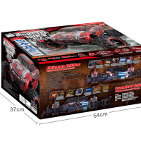 Радиоуправляемый монстр Remo Hobby Dinosaurs Master Brushless UPGRADE (красный) 4WD 2.4G 1/8 RTR