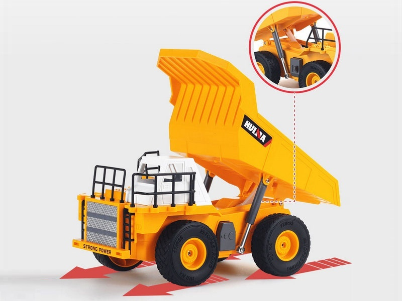 Радиоуправляемый карьерный самосвал HUI NA TOYS 2.4G 6CH (дальность 8 м) 1/24 RTR