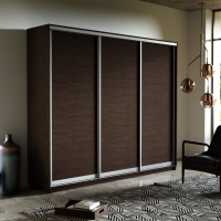 Шкаф-купе Экспресс 3дв. -ДСП, 180х45х220, Венге