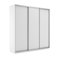 Шкаф-купе Экспресс 3дв. -ДСП, 180х45х240, Белый снег