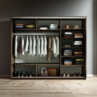 Шкаф-купе Фотопечать 3дв. Морские волны, 180х60х220, Венге