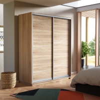 Шкаф-купе Экспресс, 2дв.-ДСП, 160х60х220, Сонома