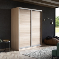 Шкаф-купе Экспресс, 2дв.-ДСП, 160х60х220, Ясень шимо светлый