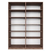 Распашной шкаф Локер 800+800 ("Push to Move"/Правый) Крафт табачный