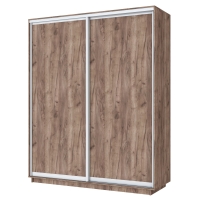 Шкаф-купе Экспресс, 2дв.-ДСП, 180х45х220, Крафт табачный