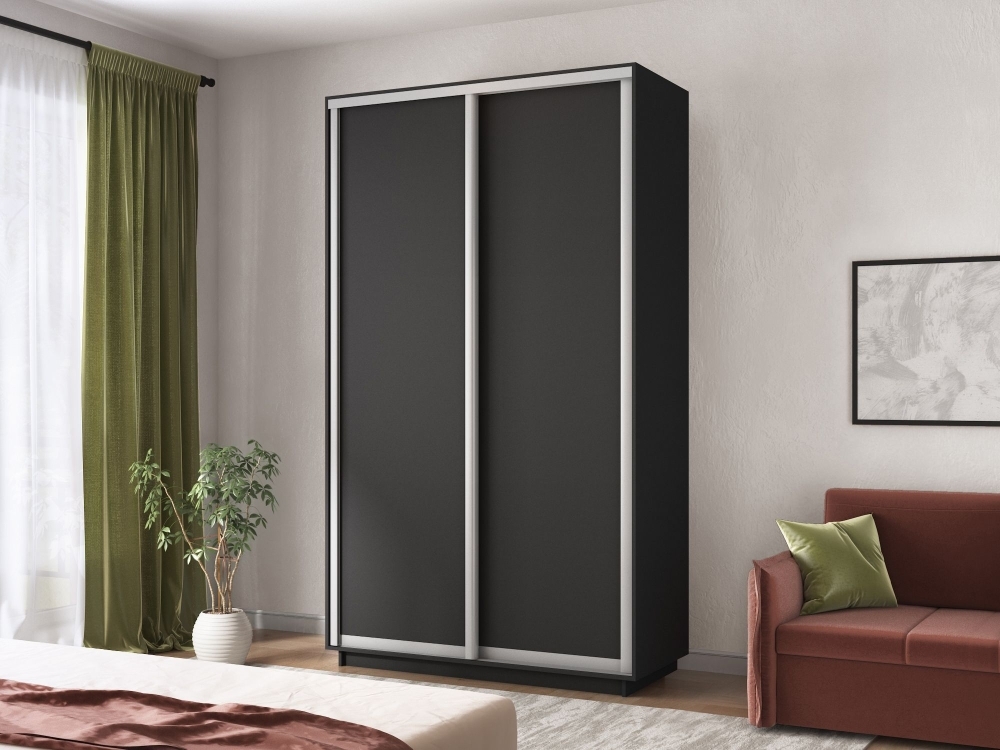 Шкаф-купе Экспресс, 2дв.-ДСП, 160х60х240, Серый диамант