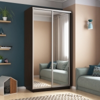 Шкаф-купе Экспресс Хит, 2дв.-зеркала, 120х60х220, Венге