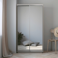 Шкаф-купе Экспресс Хит, 2дв.-зеркала, 120х60х220, Ясень шимо светлый