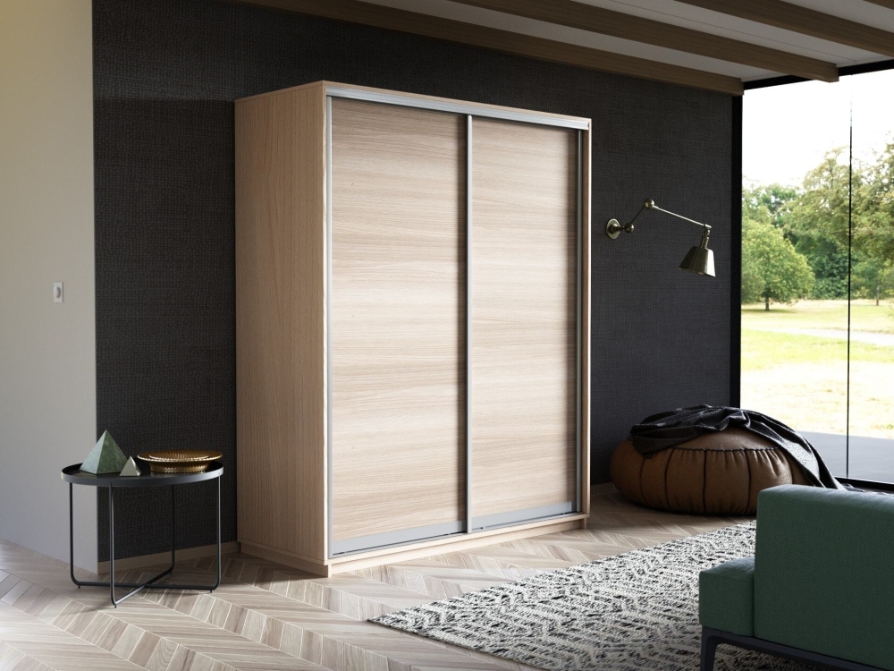 Шкаф-купе Экспресс, 2дв.-ДСП, 160х60х240, Ясень Шимо светлый