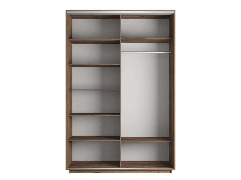 Шкаф-купе Фотопечать, 2дв. Фиолетовый дым, 120х60х220, Крафт табачный