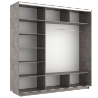 Шкаф-купе Экспресс, 2дв.-ДСП, 180х60х220, Бетон