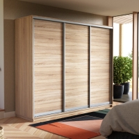 Шкаф-купе Экспресс 3дв.-ДСП, 180х60х240, Сонома