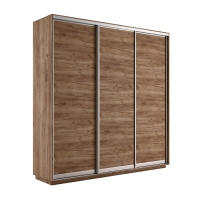 Шкаф-купе Экспресс 3дв. -ДСП, 180х45х240, Крафт табачный