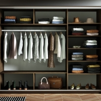 Шкаф-купе Экспресс 3дв. ДСП/Зеркало/ДСП, 180х60х220, Венге