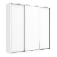 Шкаф-купе Экспресс 3дв.-ДСП, 210х45х240, Белый снег