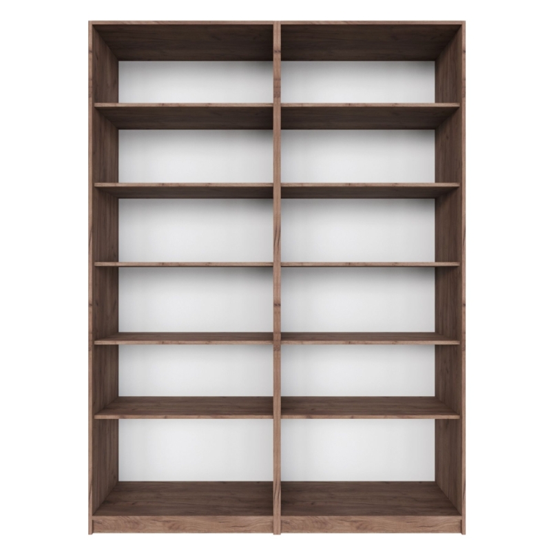 Распашной шкаф Локер 800+800 ("Push to Move"/Правый) Крафт табачный