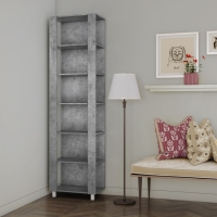 Стеллаж модульный Мебельная компания Е1 Универсальный 35х60х240, Бетон