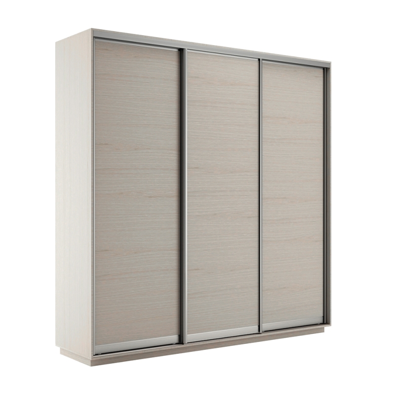 Шкаф-купе Экспресс 3дв. -ДСП, 180х45х220, Ясень шимо светлый