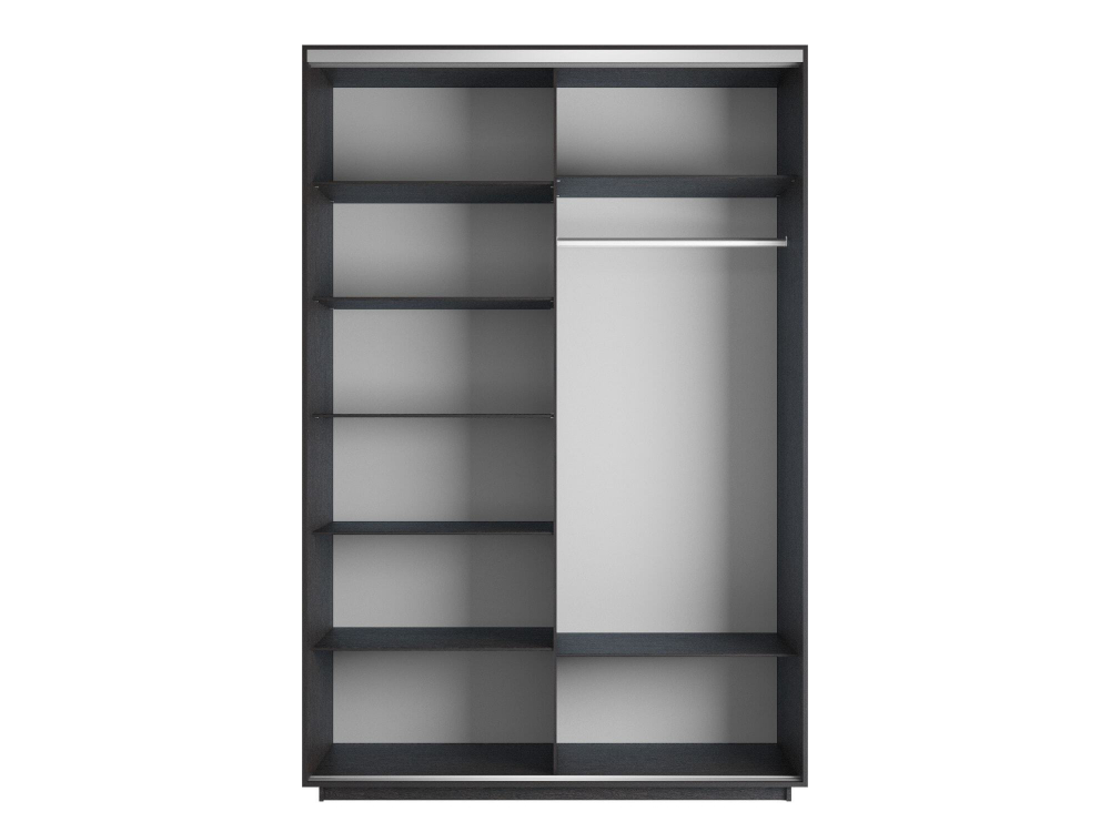 Шкаф-купе Экспресс, 2дв.-Зеркала, 120х60х240, Венге