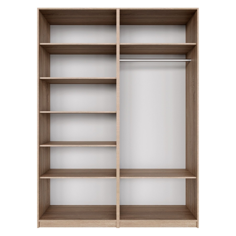 Распашной шкаф Локер 800+800 ("Push to Move"/Левый) Сонома