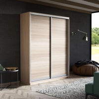 Шкаф-купе Экспресс, 2дв.-ДСП, 120х45х240, Ясень шимо светлый