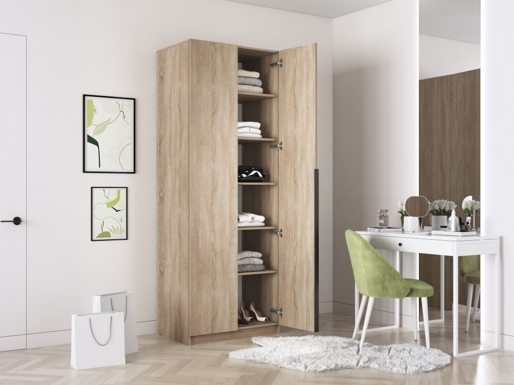 Шкаф распашной Локер "Распашной"/доп. полки 80х220х53