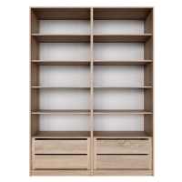 Распашной шкаф Локер 800+800 "WingLine" Сонома