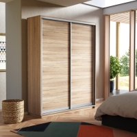 Шкаф-купе Экспресс, 2дв.-ДСП, 140х45х240, Сонома