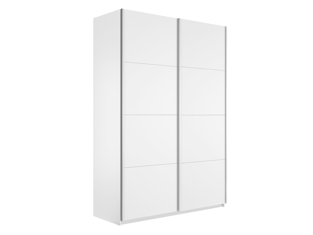 Шкаф-купе Прайм, 2дв.-ДСП/доводчики, 160х57х230, Белый Снег