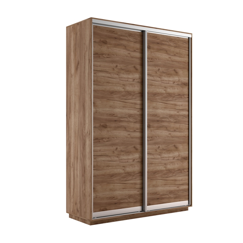 Шкаф-купе Экспресс, 2дв.-ДСП, 160х45х240, Крафт табачный