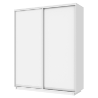 Шкаф-купе Экспресс, 2дв.-ДСП, 180х45х220, Белый снег