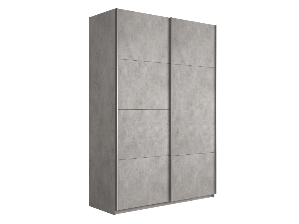 Шкаф-купе Прайм, 2дв.-ДСП/доводчики, 160х57х230, Бетон