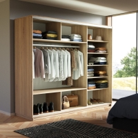 Шкаф-купе Фотопечать 3дв. Фиолетовый дым, 180х60х240, Сонома