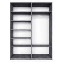 Распашной шкаф Локер 800+800 ("WingLine") Бетон