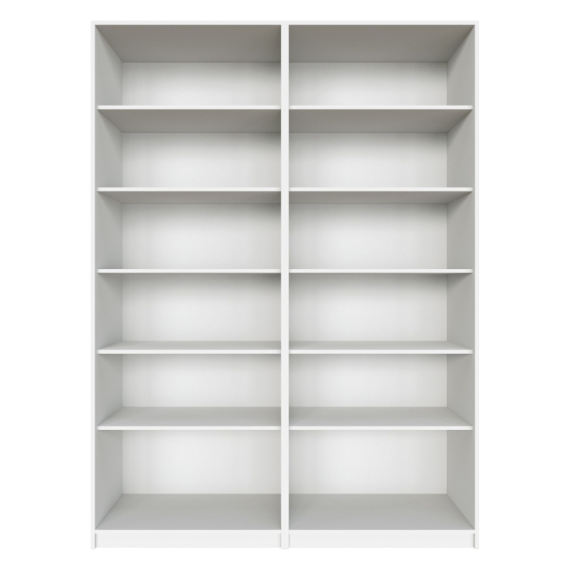 Распашной шкаф Локер 800+800 ("WingLine") Белый снег