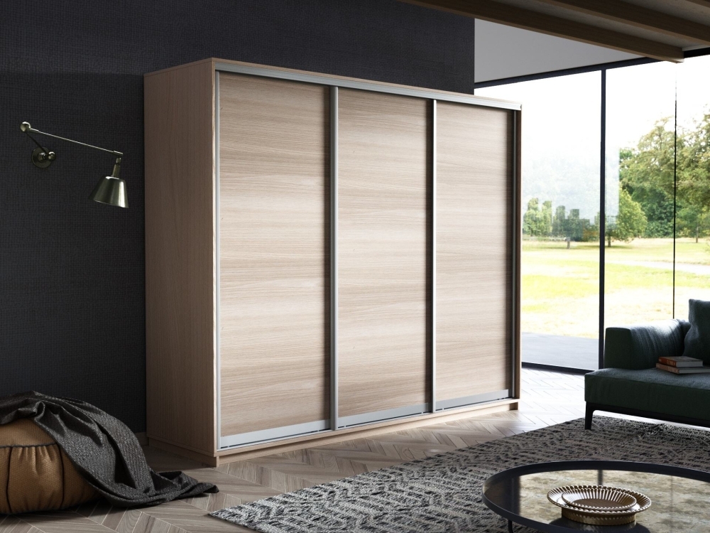 Шкаф-купе Экспресс 3дв.-ДСП, 180х60х240, Ясень шимо светлый