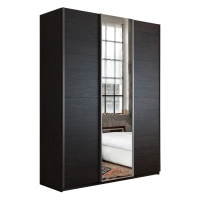 Шкаф-купе Прайм, 3дв. ДСП/Зеркало/ДСП/доводчики, 180х57х230, Венге