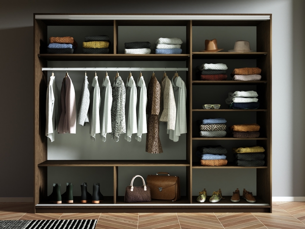 Шкаф-купе Прайм 3дв.-ДСП/доводчики, 180х57х230, Венге