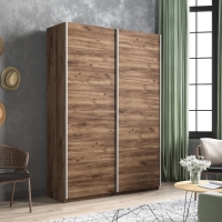 Шкаф-купе Прайм, 2дв.-ДСП/доводчики, 140х57х230, Крафт табачный