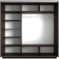 Шкаф-купе Экспресс 3дв.-ДСП, 210х60х240, Венге