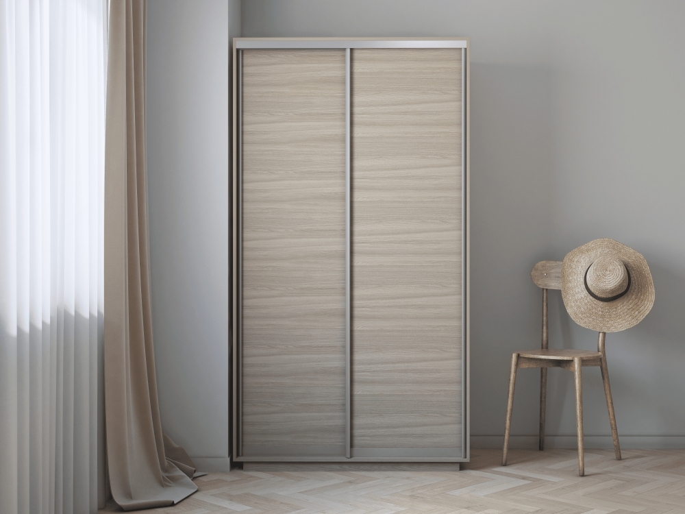 Шкаф-купе Экспресс Хит, 2дв.-ДСП, 120х60х220, Ясень шимо светлый