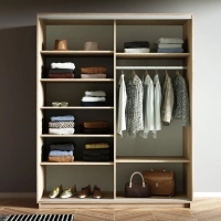 Шкаф-купе Экспресс, 2дв. ДСП/Зеркало, 140х60х220, Сонома