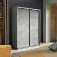 Шкаф-купе Экспресс, 2дв.-ДСП, 160х45х220, Бетон